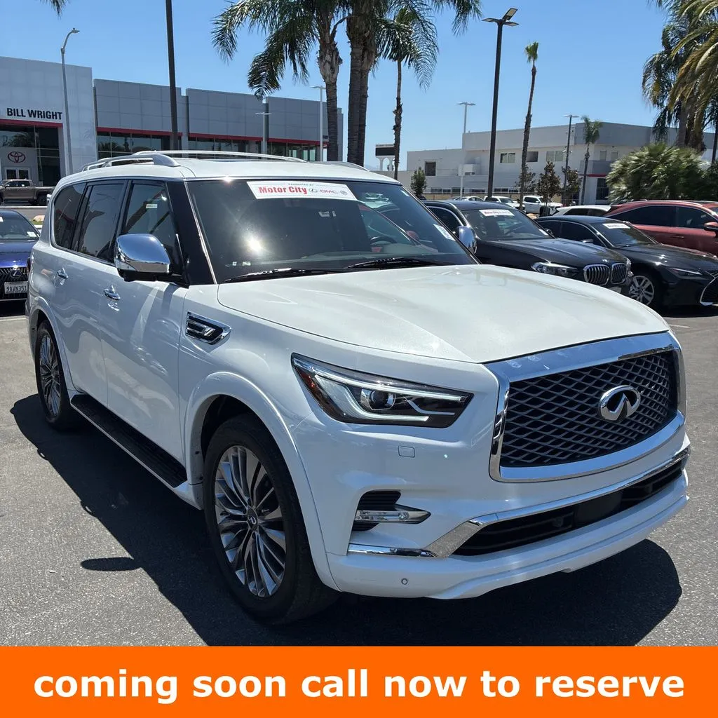 White 2021 INFINITI QX80 Sensory for sale in Gurnee, IL