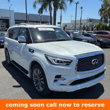 White 2021 INFINITI QX80 Sensory for sale in Gurnee, IL