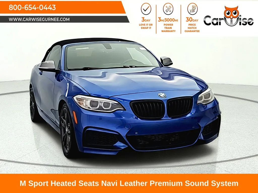 Blue 2016 BMW 2 Series M235i for sale in Gurnee, IL