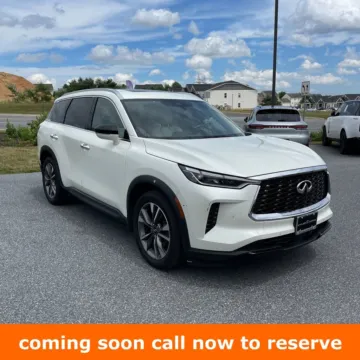 White 2024 INFINITI QX60 LUXE for sale in Gurnee, IL