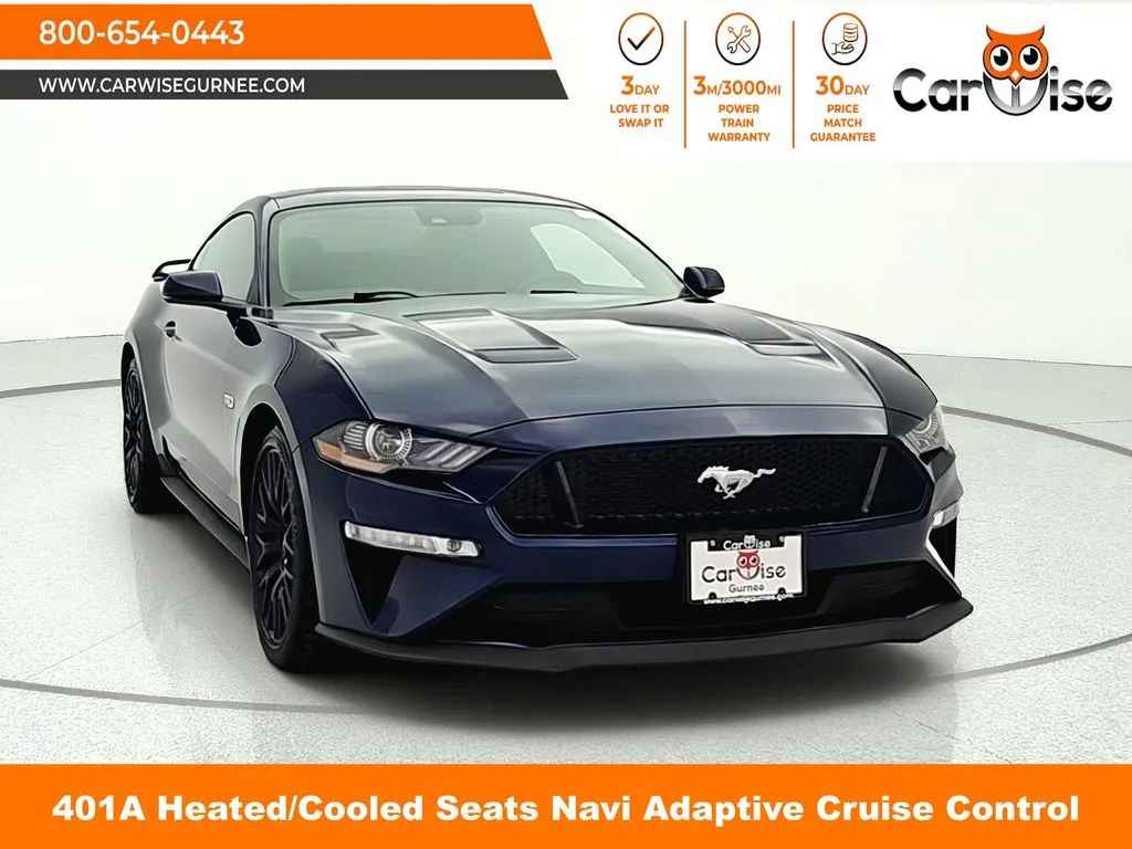 Blue 2019 Ford Mustang GT Premium for sale in Gurnee, IL