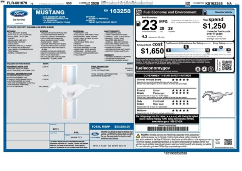 Another view of 2019 Ford Mustang EcoBoost for sale in Gurnee, IL at CarWise Gurnee