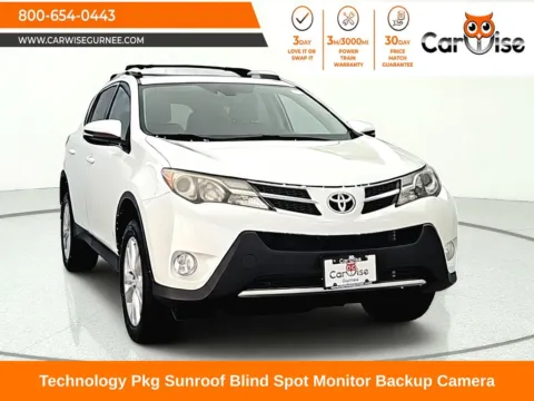 White 2014 Toyota RAV4 Limited for sale in Gurnee, IL