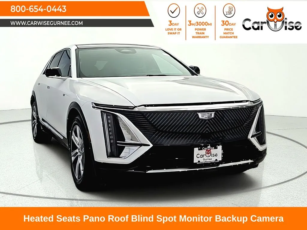 White 2024 Cadillac LYRIQ Tech for sale in Gurnee, IL