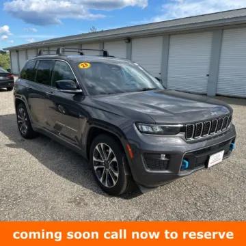 Gray 2023 Jeep Grand Cherokee Overland 4xe for sale in Gurnee, IL
