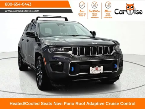 Gray 2023 Jeep Grand Cherokee Overland 4xe for sale in Gurnee, IL