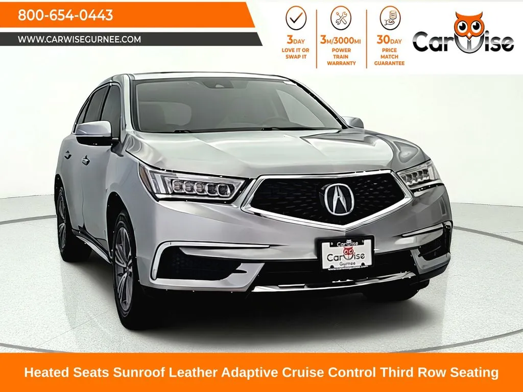 Silver 2020 Acura MDX 3.5L for sale in Gurnee, IL