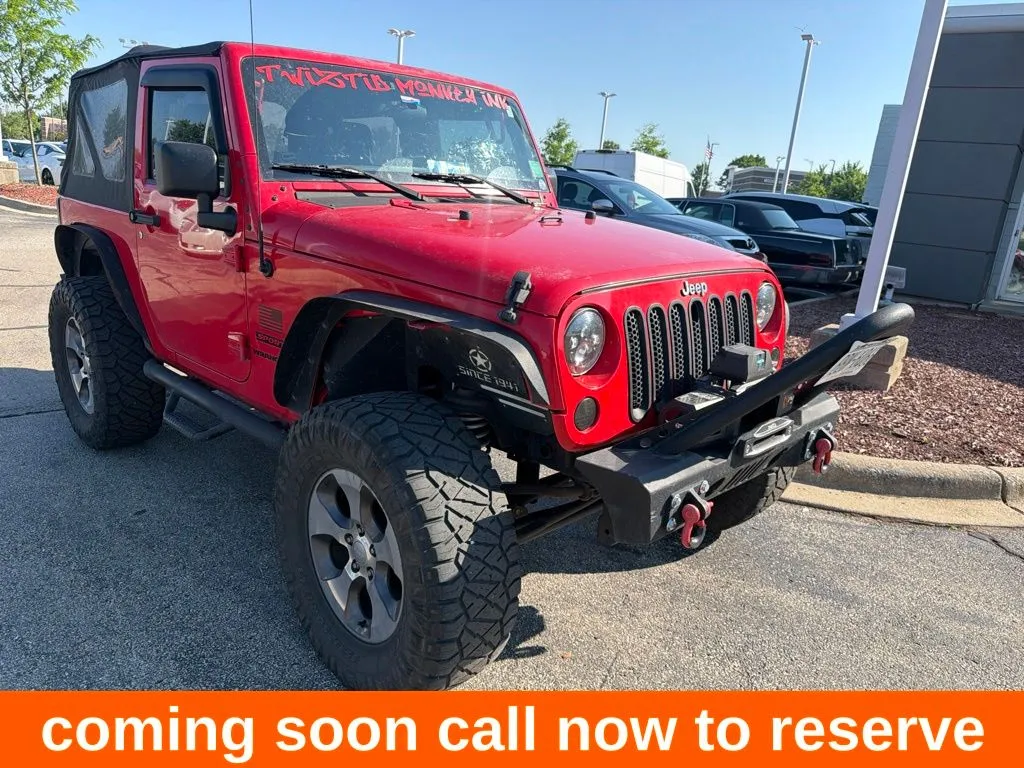 Red 2015 Jeep Wrangler Sport for sale in Gurnee, IL