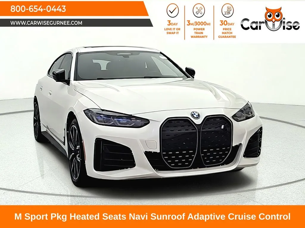 White 2024 BMW i4 xDrive40 for sale in Gurnee, IL