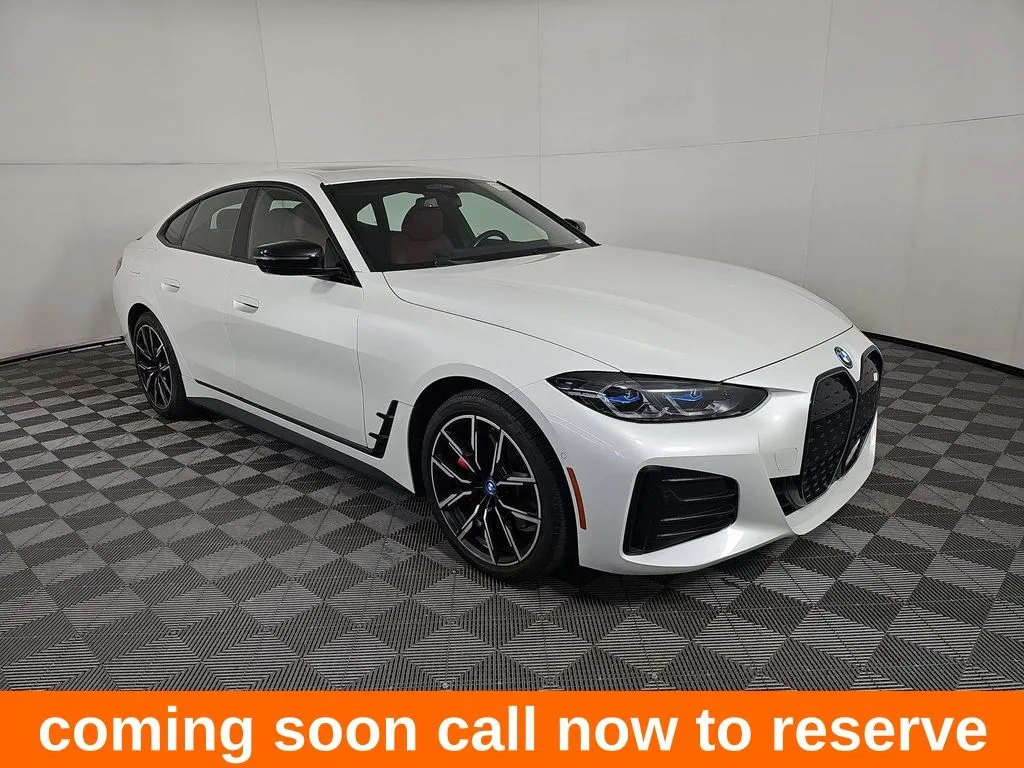 White 2024 BMW i4 xDrive40 for sale in Gurnee, IL