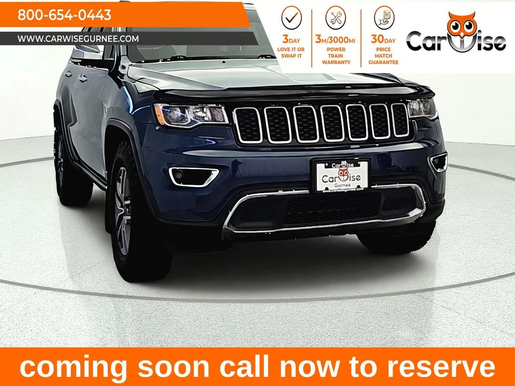 Blue 2019 Jeep Grand Cherokee Limited for sale in Gurnee, IL