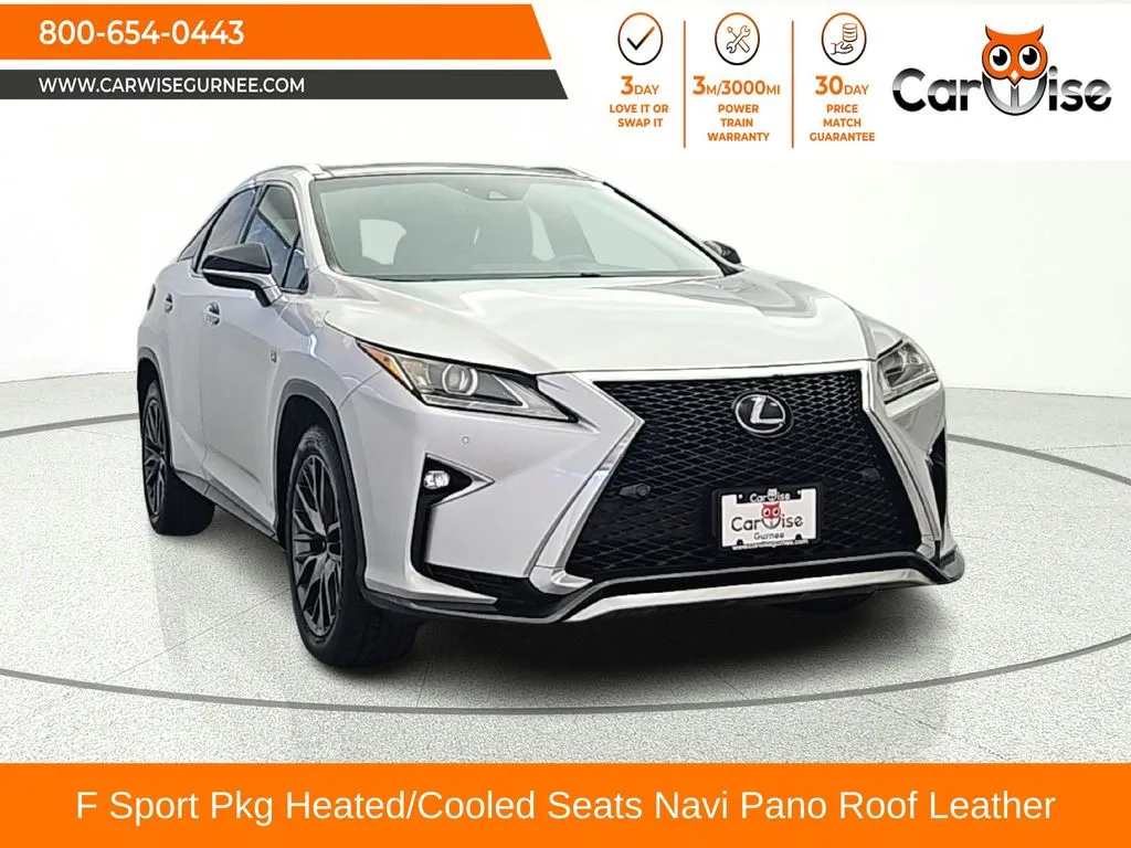 Silver 2016 Lexus RX 350 F Sport for sale in Gurnee, IL