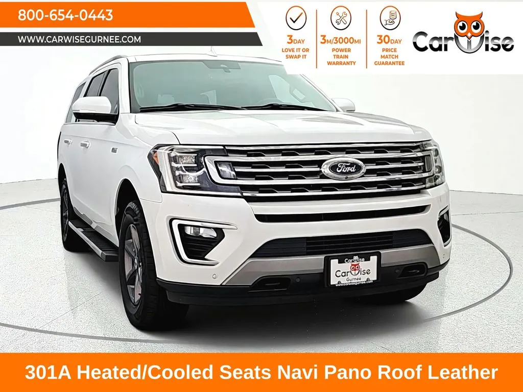 White 2020 Ford Expedition Limited for sale in Gurnee, IL