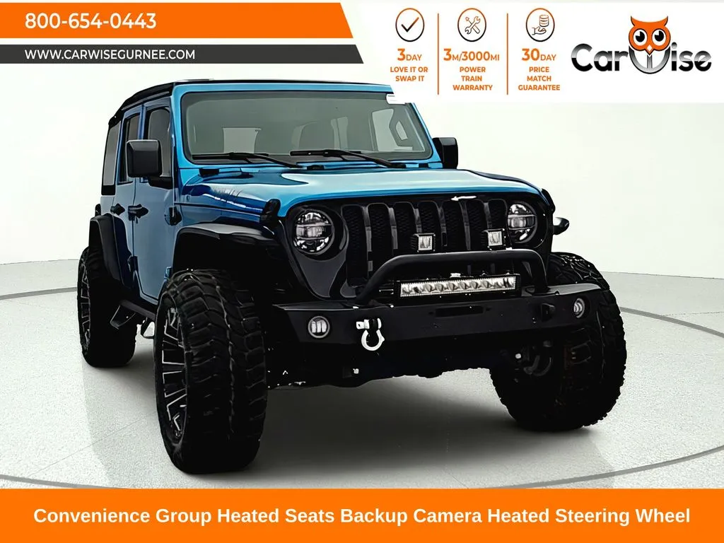 Blue 2020 Jeep Wrangler Unlimited Sport for sale in Gurnee, IL