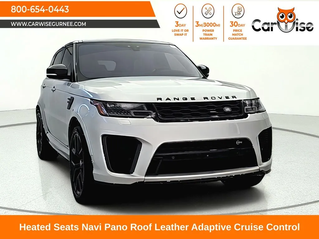 Silver 2018 Land Rover Range Rover Sport SVR for sale in Gurnee, IL