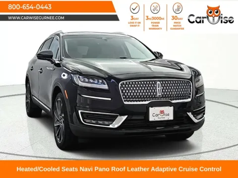 Black 2019 Lincoln Nautilus Reserve for sale in Gurnee, IL