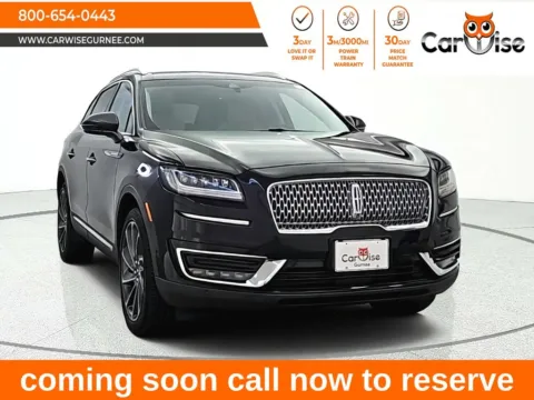 Black 2019 Lincoln Nautilus Reserve for sale in Gurnee, IL