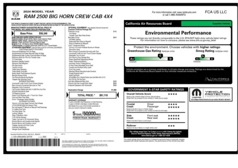 Another view of 2024 Ram 2500 Big Horn for sale in Gurnee, IL at CarWise Gurnee