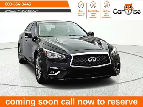 Black 2020 INFINITI Q50 3.0t LUXE for sale in Gurnee, IL
