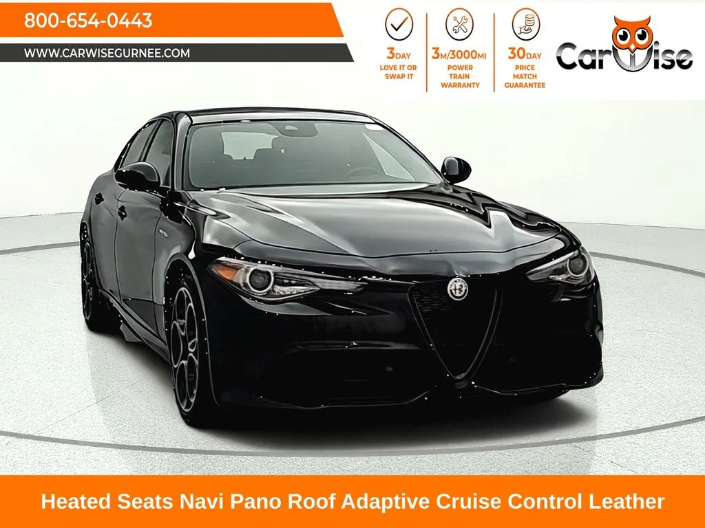 Black 2023 Alfa Romeo Giulia Veloce for sale in Gurnee, IL