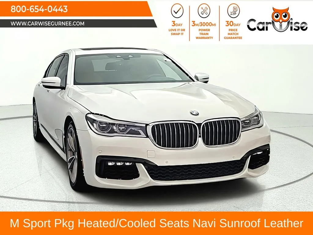 White 2019 BMW 7 Series 750i xDrive for sale in Gurnee, IL
