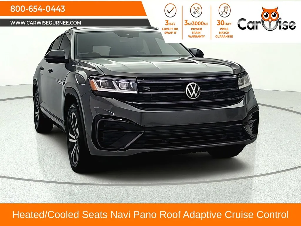 Gray 2022 Volkswagen Atlas Cross Sport 3.6L V6 SEL Premium R-Line for sale in Gurnee, IL