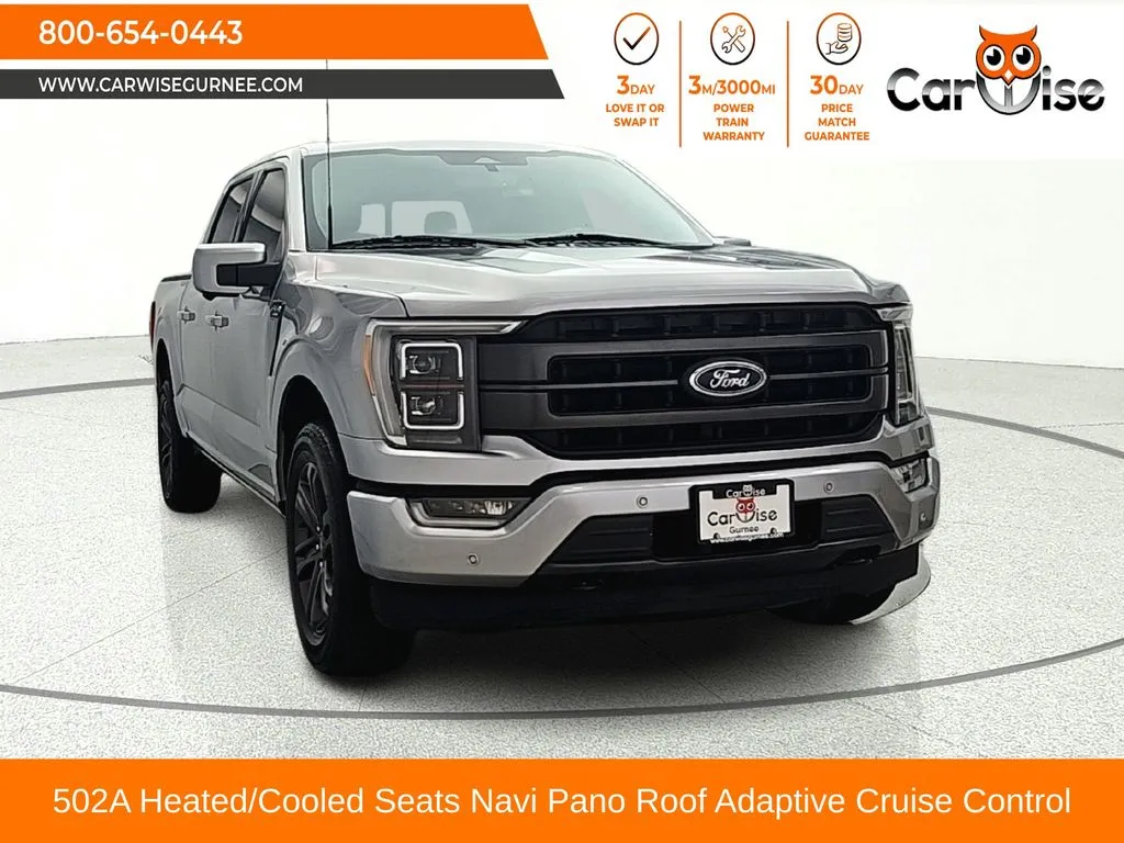Silver 2023 Ford F-150 Lariat for sale in Gurnee, IL