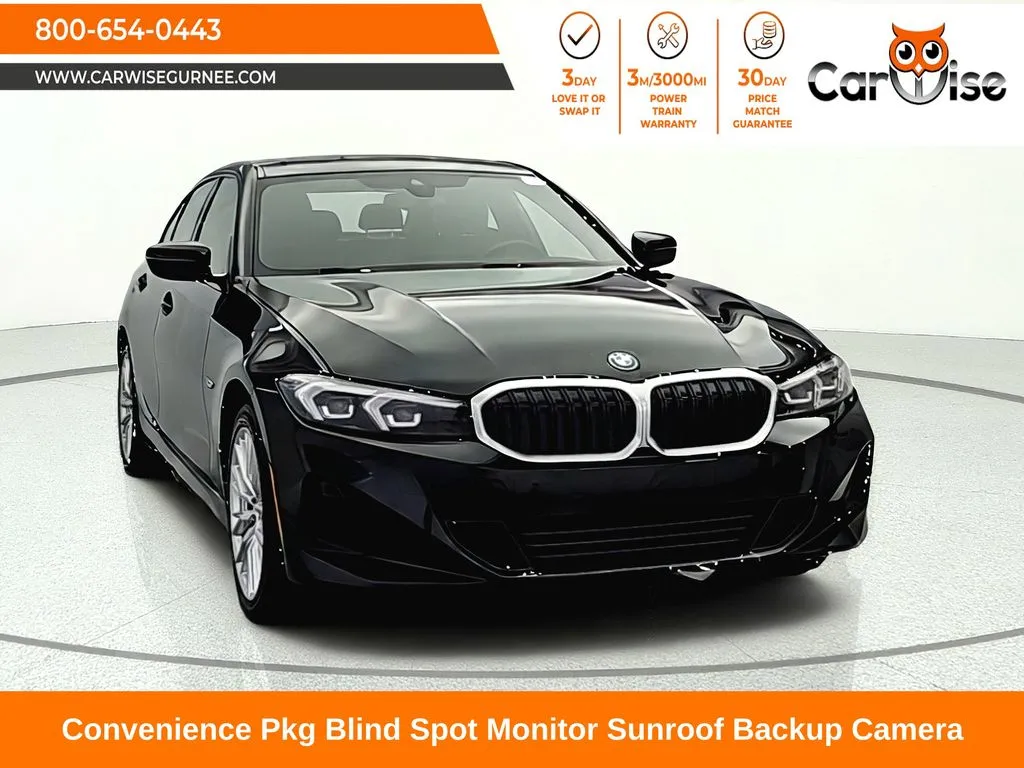 Black 2023 BMW 3 Series 330e xDrive for sale in Gurnee, IL