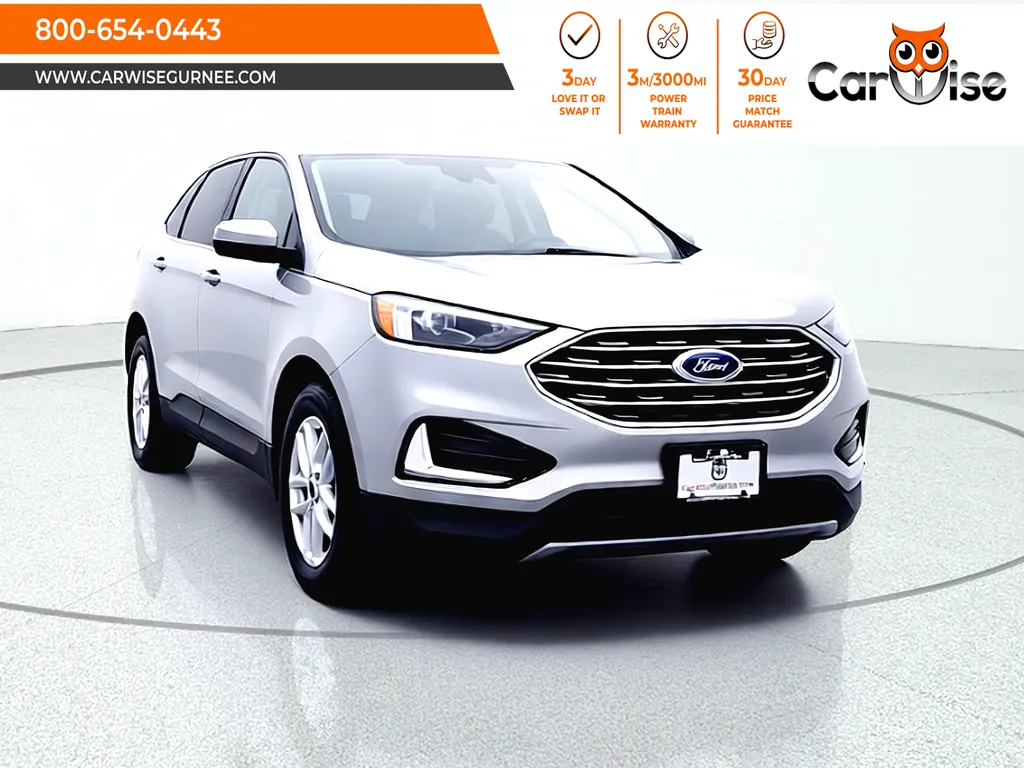 Silver 2022 Ford Edge SEL for sale in Gurnee, IL