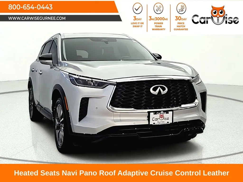 Silver 2023 INFINITI QX60 LUXE for sale in Gurnee, IL