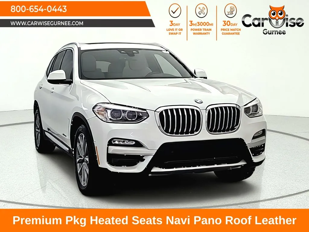 White 2018 BMW X3 xDrive30i for sale in Gurnee, IL