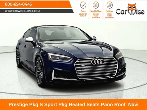 Blue 2018 Audi S5 Sportback 3.0T Prestige for sale in Gurnee, IL
