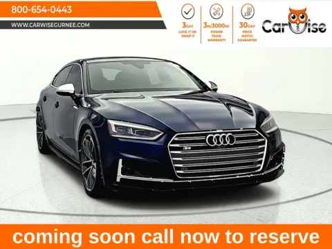 Blue 2018 Audi S5 Sportback 3.0T Prestige for sale in Gurnee, IL