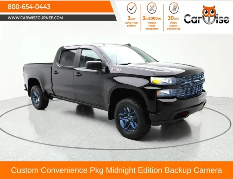 Black 2021 Chevrolet Silverado 1500 Custom Trail Boss for sale in Gurnee, IL