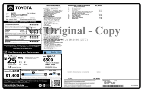 Another view of 2022 Toyota Camry TRD V6 for sale in Gurnee, IL at CarWise Gurnee