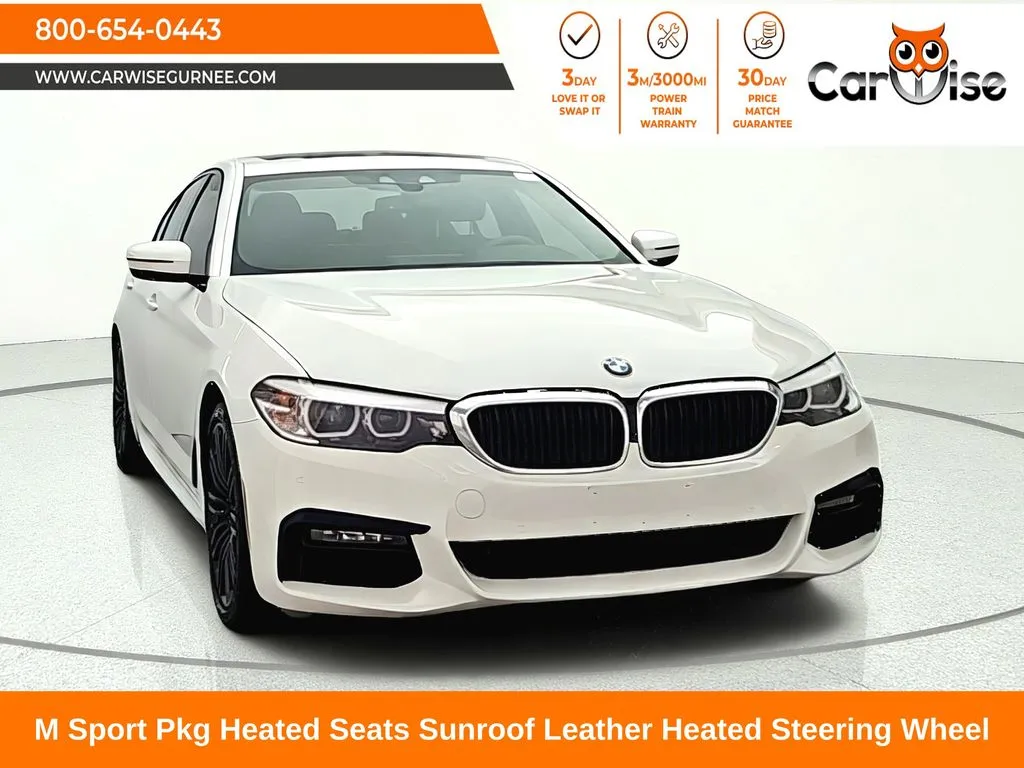 White 2020 BMW 5 Series 530i xDrive for sale in Gurnee, IL