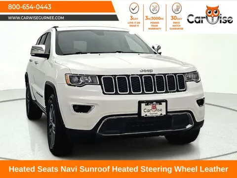 White 2017 Jeep Grand Cherokee Limited for sale in Gurnee, IL