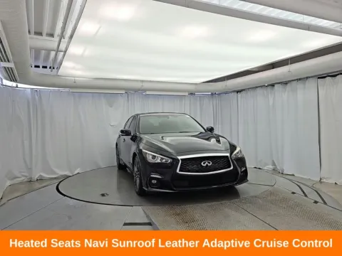 Black 2018 INFINITI Q50 Red Sport 400 for sale in Gurnee, IL