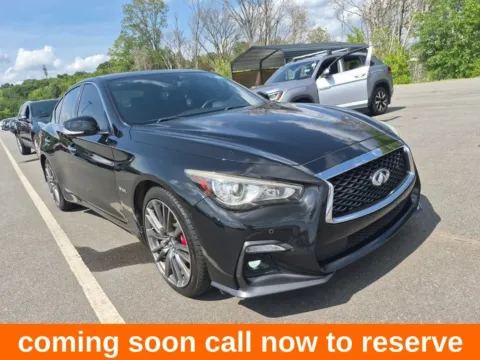 Black 2018 INFINITI Q50 Red Sport 400 for sale in Gurnee, IL