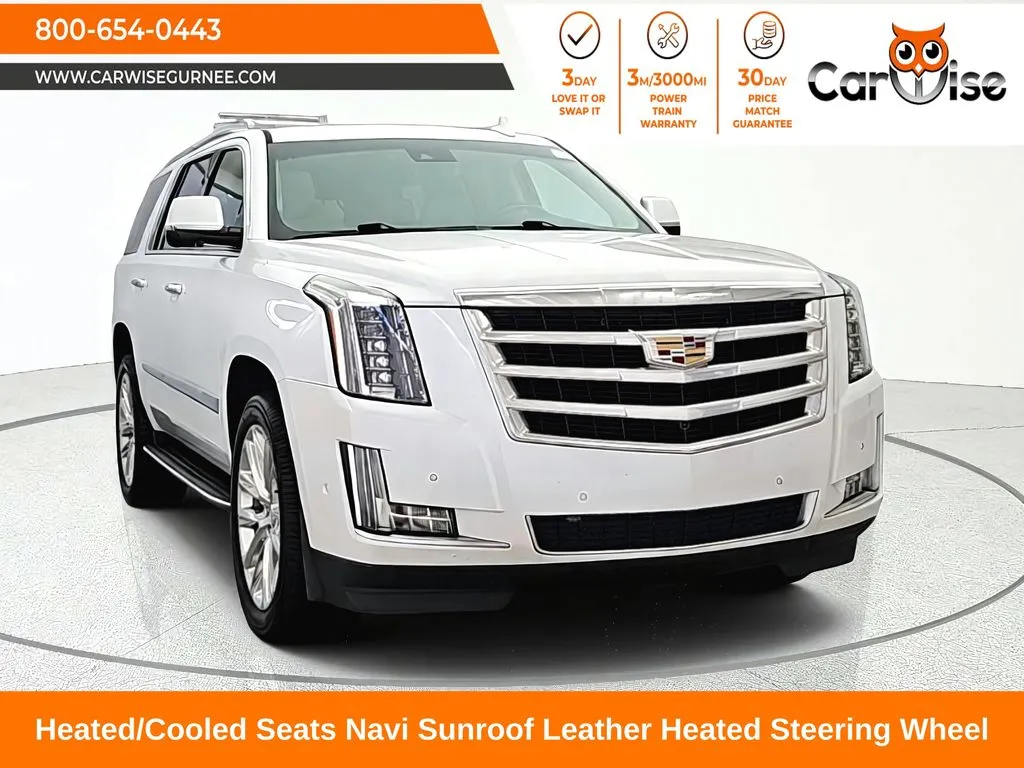 White 2018 Cadillac Escalade Luxury for sale in Gurnee, IL