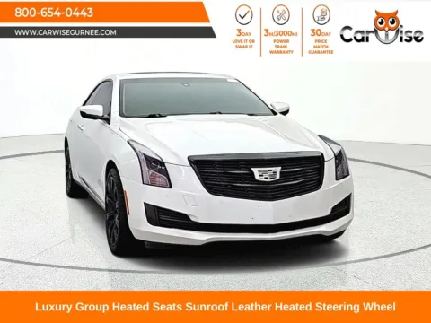 White 2018 Cadillac ATS 2.0L Turbo Luxury for sale in Gurnee, IL