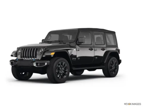Black 2023 Jeep Wrangler Sahara 4xe for sale in Gurnee, IL