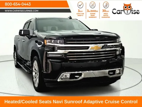 Black 2020 Chevrolet Silverado 1500 High Country for sale in Gurnee, IL
