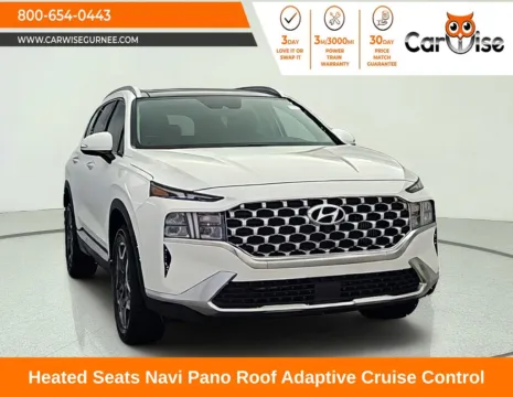 White 2023 Hyundai Santa Fe Hybrid SEL Premium for sale in Gurnee, IL