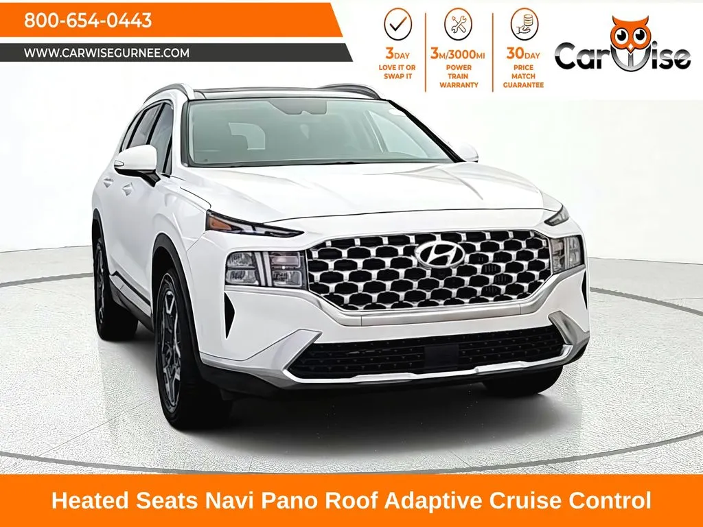 White 2023 Hyundai Santa Fe Hybrid SEL Premium for sale in Gurnee, IL