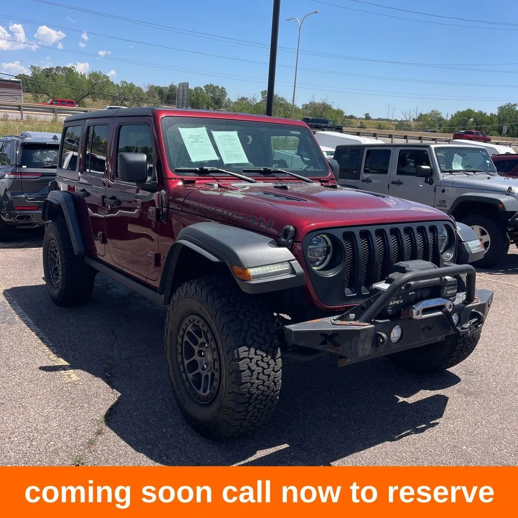 Red 2021 Jeep Wrangler Unlimited Rubicon for sale in Gurnee, IL