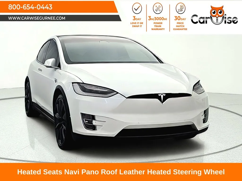 White 2017 Tesla Model X 90D for sale in Gurnee, IL