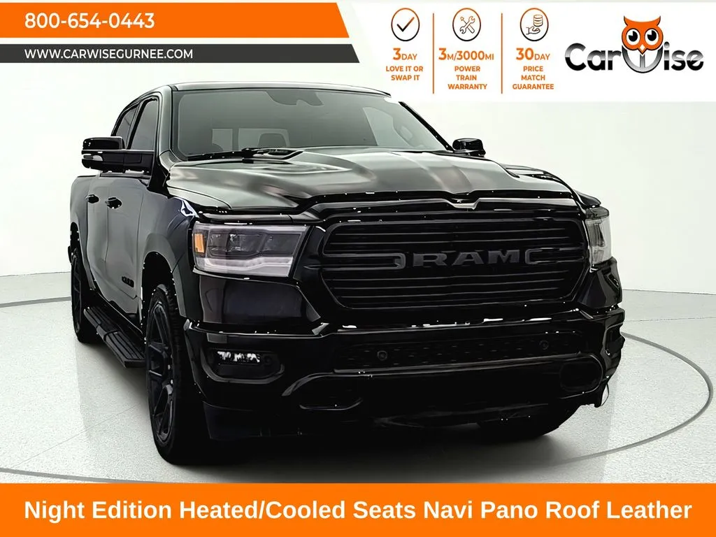 Black 2023 Ram 1500 Laramie for sale in Gurnee, IL