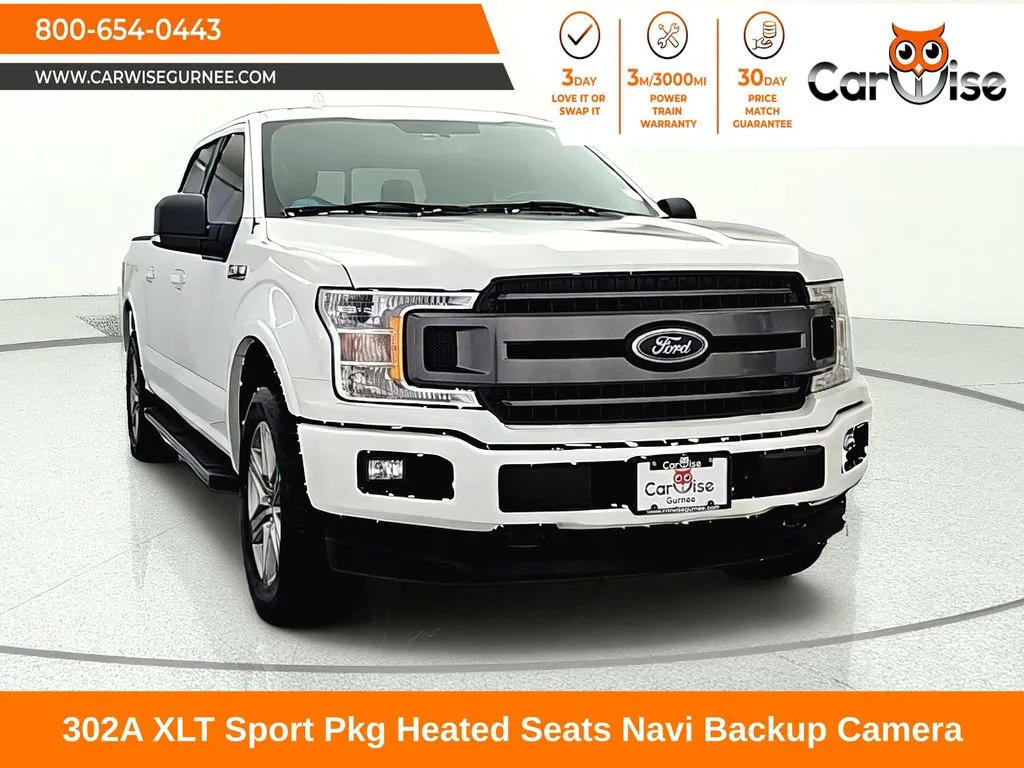 White 2018 Ford F-150 XLT for sale in Gurnee, IL