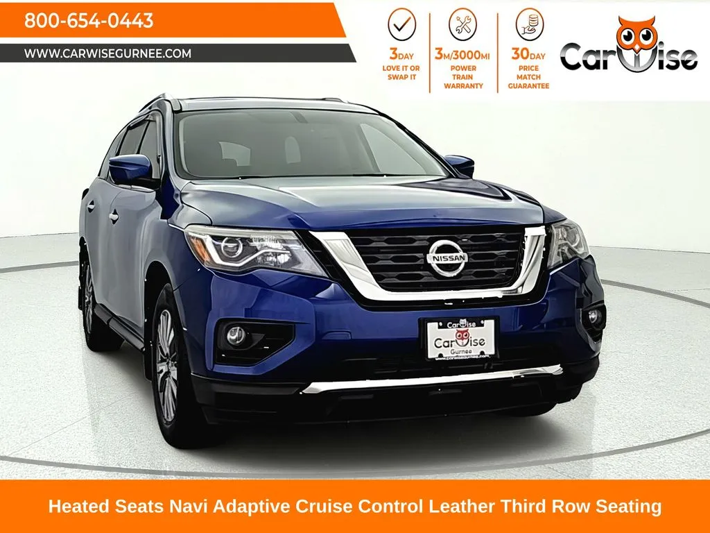 Blue 2018 Nissan Pathfinder SL for sale in Gurnee, IL